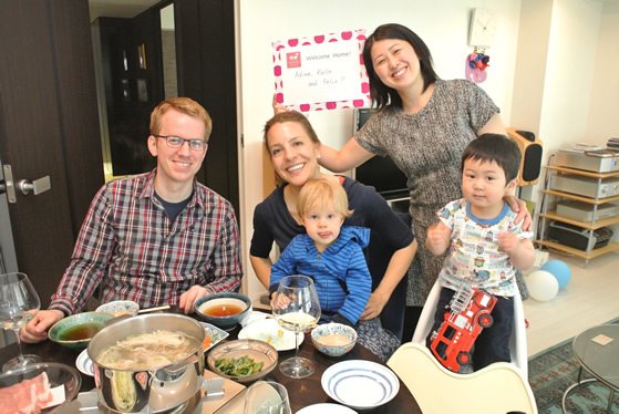 Rie's host family