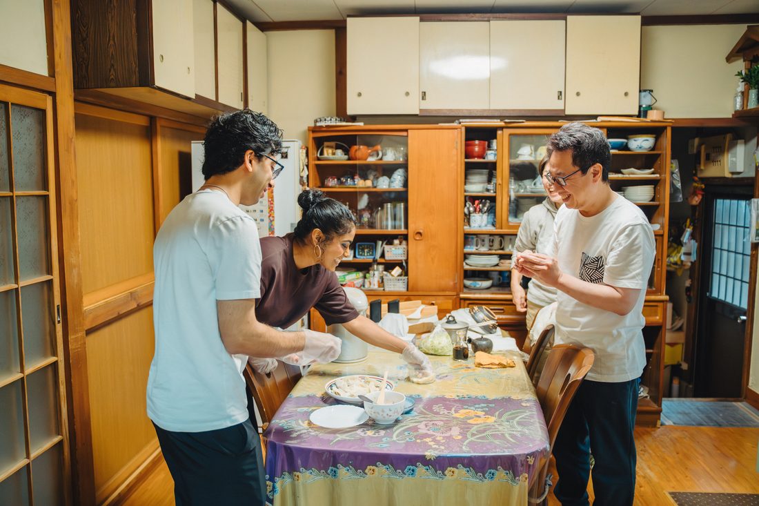 Cook a Japanese meal side by side with your host
