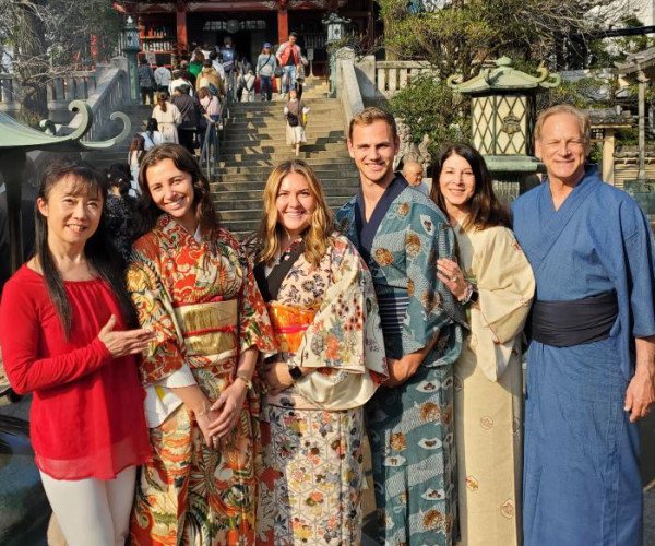 Slip into a kimono and take photos